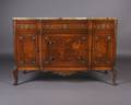 An American Marquetry Chest of Drawers Orinoco Furniture Company
