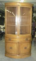 A Pair of American Corner Cabinets Rway Furniture Company