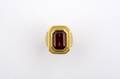 An 18 Karat Yellow Gold Rhodolite Garnet Ring Barry KieselsteinCord