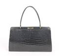 A Black Alligator Bag