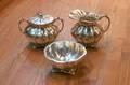 A Partial Mexican Silver Tea Set