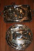 Eleven Silverplate Serving Articles