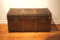 A Metal Bound Steamer Trunk