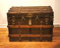 A Metal Bound Steamer Trunk