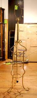 A Brass Floor Lamp