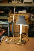 A Brass Chamberstick Table Lamp