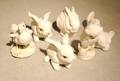 Six Bisque Porcelain Figures