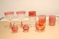 A Collection of Pink Glass