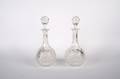 A Pair of Cut Glass Stoppered Decanters