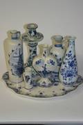 A Collection of Delft and Delft Style Blue and White Items