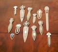 A Group of Six American Sterling Bookmarks Webster