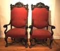 A Pair of Renaissance Revival Armchairs