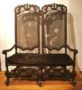 A Jacobean Style Double Back Settee
