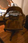 A Caned Oak Sidechair