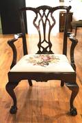 A Chippendale Style Mahogany Armchair