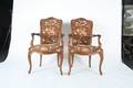 A Pair of Louis XVI Style Fauteuils Kindel