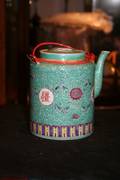 A Chinese Famille Rose Porcelain Teapot