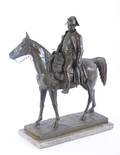A French Bronze Figure of Napoleon on Horseback after Louis Marie Moris 18181883