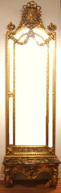 A Neoclassical Style Pier Mirror