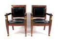 A Pair of Empire Style Armchairs