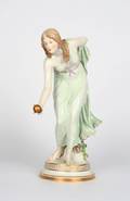 A Meissen Porcelain Figure of Atlanta