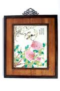 A Chinese Famille Rose Porcelain Plaque