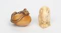 Two Japanese Ivory Netsuke of Rats