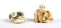 Two Japanese Ivory Netsuke