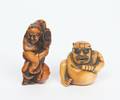Two Japanese Ivory Netsuke