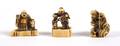 A Group of Three Japanese Ivory Netsuke