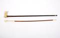 Two Ivory Handled Walking Sticks