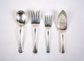 A Set of Four American Silver Serving Utensils William Durgin for Charles W Warren  Co