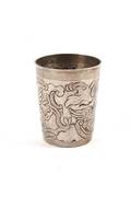 A Russian Repousse Silver Beaker Peter Semenov Moscow