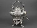 456 SUPERB GEORGE IV PAUL STORR STERLING SILVER TEA KE