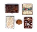 Three Tortoise Shell and Mother of Pearl Cigarette Cases