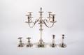A Silverplate FourLight Candelabra