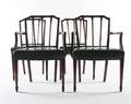 A Set of Twelve George II Style Mahogany Dining Chairs