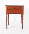 An American Federal Two Drawer Side Table