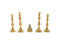 Two Pairs of Brass Candlesticks