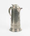 An American TwoQuart Pewter Flagon Thomas Boardman Hartford Connecticut