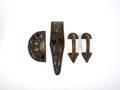A Pair of Aesthetic Movement Bronze Door Handles
