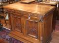 A Gothic Revival Oak Sideboard