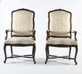 A Set of Twelve Louis XV Style Dining Chairs