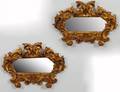 169 PAIR OF NEOCLASSICAL CARVED AND GILTWOOD MIRRORS
