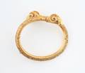 An 18 Karat Yellow Gold Hinged Bangle Bracelet