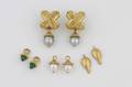 A Pair of 18 Karat Yellow Gold Earrings Elizabeth Locke