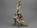 507 SILVERED BRONZE MONKEY GROUP