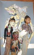 A Group of Seven Indonesian Rawhide Puppets