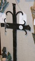 A Haitian Folk Art Steel Cross