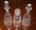 Three Waterford Cut Glass Decanters